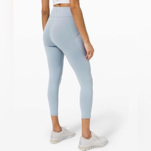 Lululemon Invigorate High-Rise Tight 25" Chambray pockets size 8 - Picture 1 of 14